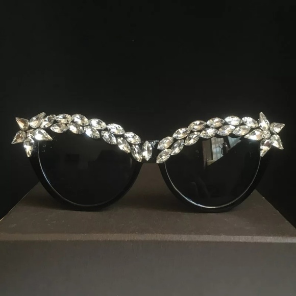 Women's rhinestone sunglasses - Picture 5 of 5